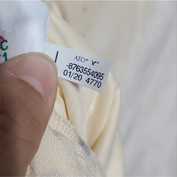 American Eagle Women's Floral Long Sleeve Smocked Romper Size L - Picture 5 of 7